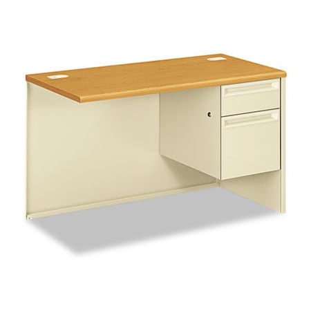 Hon HON, 38000 Series Flush Return, Right, 48w X 24d X 29-1/2h, Harvest/putty 38215RCL